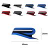 CJOZW1 Car Hood Front Grille Badge VW New R Logo Sticker Accessories For Volkswagen VW R Polo Passat Rline Golf 4 5 6 Tiguan Jetta GTI
