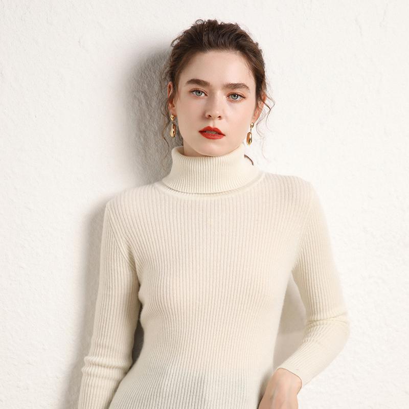 Women's Cashmere Sweater Qinghe Cashmere 100% Cashmere Women's Autumn and Winter Cashmere Sweater Soft and Warm