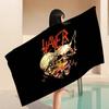 Heavy Metal Band Slayer Anime Beach Swimming Towel Soft Absorbent Washcloth Children's Gifts For Kids Travel Camping Gym
