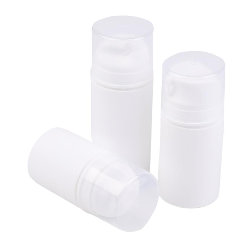Refillable Empty Pump Bottles Plastic Mini Lotion Vacuum Cosmetic Containers Travel Emulsion Dispenser 35/50/75/100/150/200g