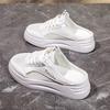 Board Shoes 2025 New Versatile and Comfortable Summer Sports Explosion Breathable Niche with Skirt Lazy Little White Shoes