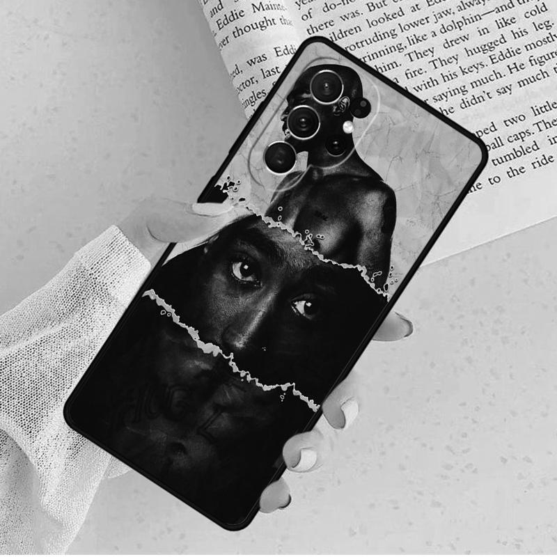 2Pac Tupac Shakur Phone Case For Samsung Galaxy S23 S21 S20 FE S24 S22 Ultra Note20 S10 S9 S8 Plus A40 A52 A12 A13 A53