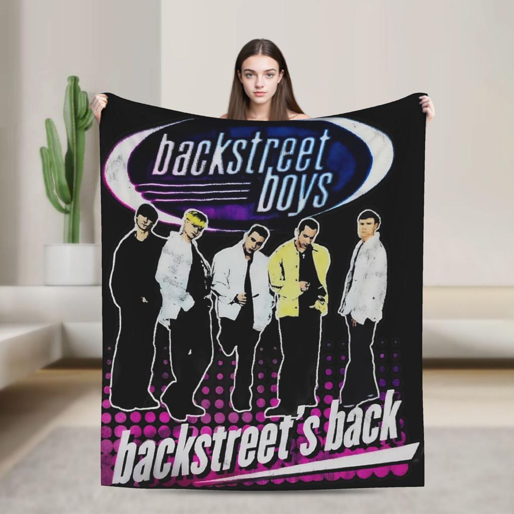Фланелевое одеяло Backstreet Boys World Tour Одеяло для кровати, автомобиля Легкое покрывало