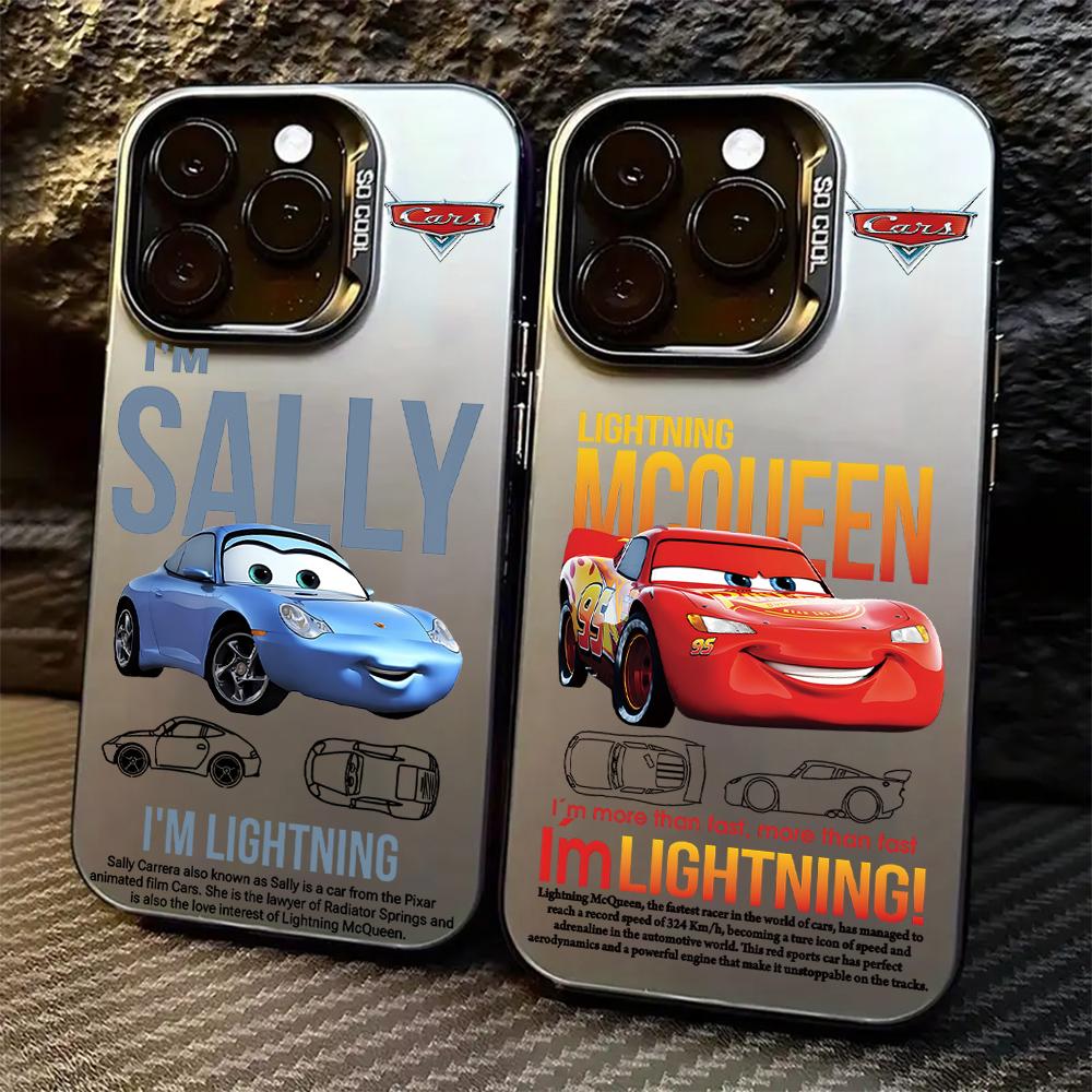 Чехол для телефона Cars L-Lightnings McQueens 95 для iPhone 17 16e 16 15 14 13 12 11 mini Pro Max X XR XSMAX Air Plus Защита от падения Матовый