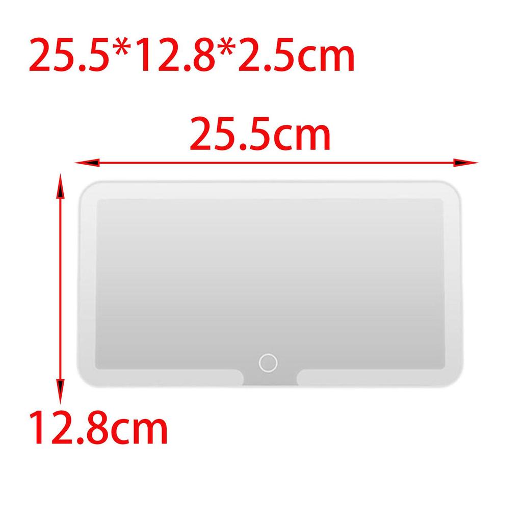 Rechargeable Car Sun Visor Vanity Mirror with Dimmable Light Touchscreen Makeup Mirror for Car Styling
