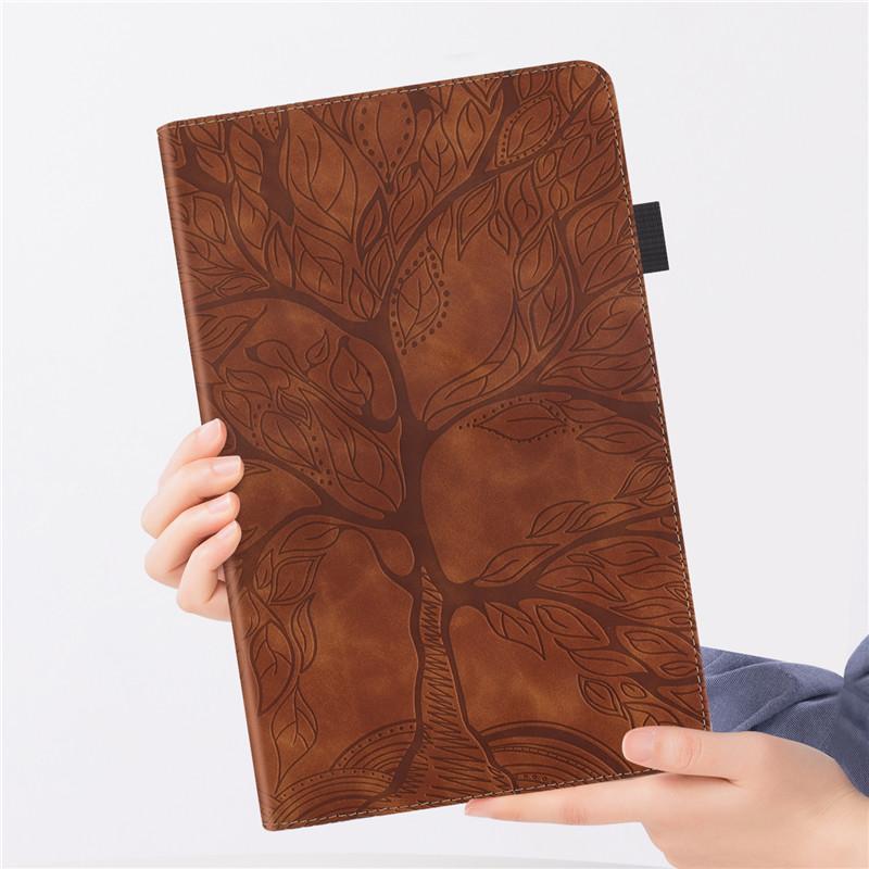 Coque for Lenovo Tab One Case 8.7 Inch Embossed Tree PU Leather Wallet Flip Cover for Funda Lenovo Tab One 8.7 / K9 Case Tb305fu