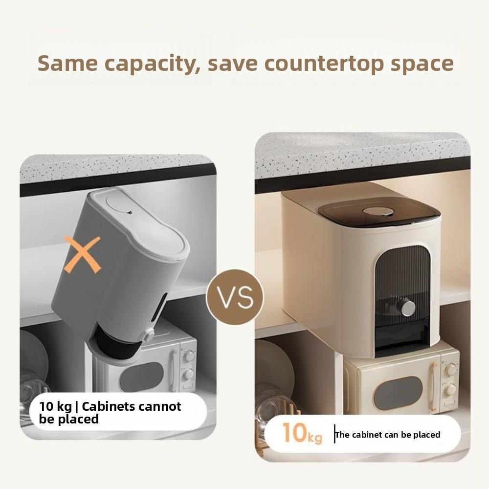 Grains Rice Tank Rice Dispenser Flour Bucket Rice Sealed Jar Kitchen Rice Storage Box  Oatmeal