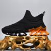 Men's Blade Type Shoes Breathable Shock Absorption Running Shoes  Non-Slip Shoes For Jogging Tennis Gym Casual Walking Sneakers