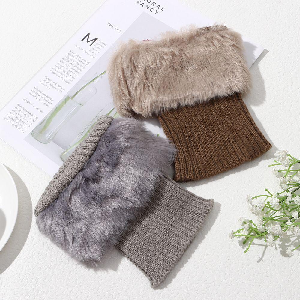 New Girls Women Boot Socks Leg Warmers Socks Boot Warmers Knitting