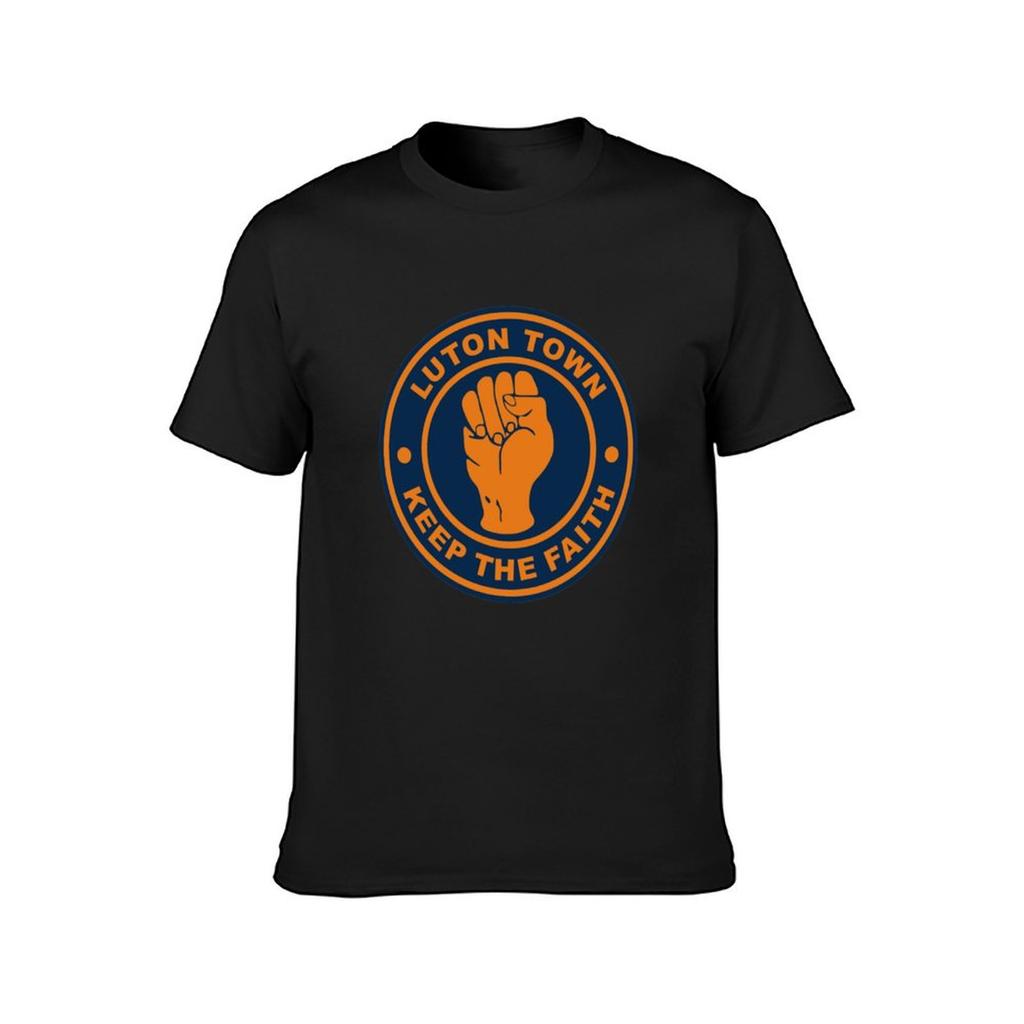 Luton Town keep the faith T-Shirt customs cute tops anime mens t shirts casual stylish