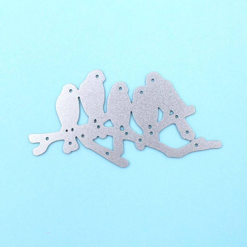 Трафареты «Птица на ветке» для скрапбукинга «сделай сам»/фотоальбома, декоративное тиснение, бумажные карты «сделай сам», штампы