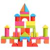 Colored Wooden Blocks - Educational Assembling Toy for Toddlers