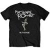 My Chemical Romance Унисекс Футболка с принтом скелета The Black Parade Хлопковая футболка Унисекс с коротким рукавом Эмо Рок-группа