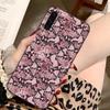 Snake Skin Phone Case For Samsung A91 A81 A73 A72 A71 A30S A20 A12 A13 A52 A53 4G 5G Soft Black Phone Cover