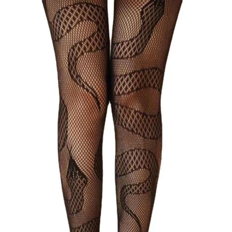 Sexy Women's Leopard Print Mesh Fishnet Net Pantyhose Stockings Party Tights Socks Stockings Lolita JK G Tights Gothic Clothes