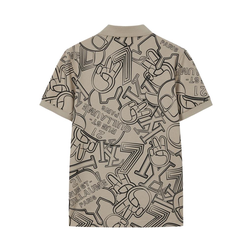 KARL LAGERFELD Polo Shirt Men's Khaki M22X2098771