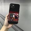 B-Black Shockproof F-Fuerza Regida Phone Case For Iphone 17 16 15 14 13 12 Pro Max Xr Air Plus Skin Feel Black Hard Shell Cover