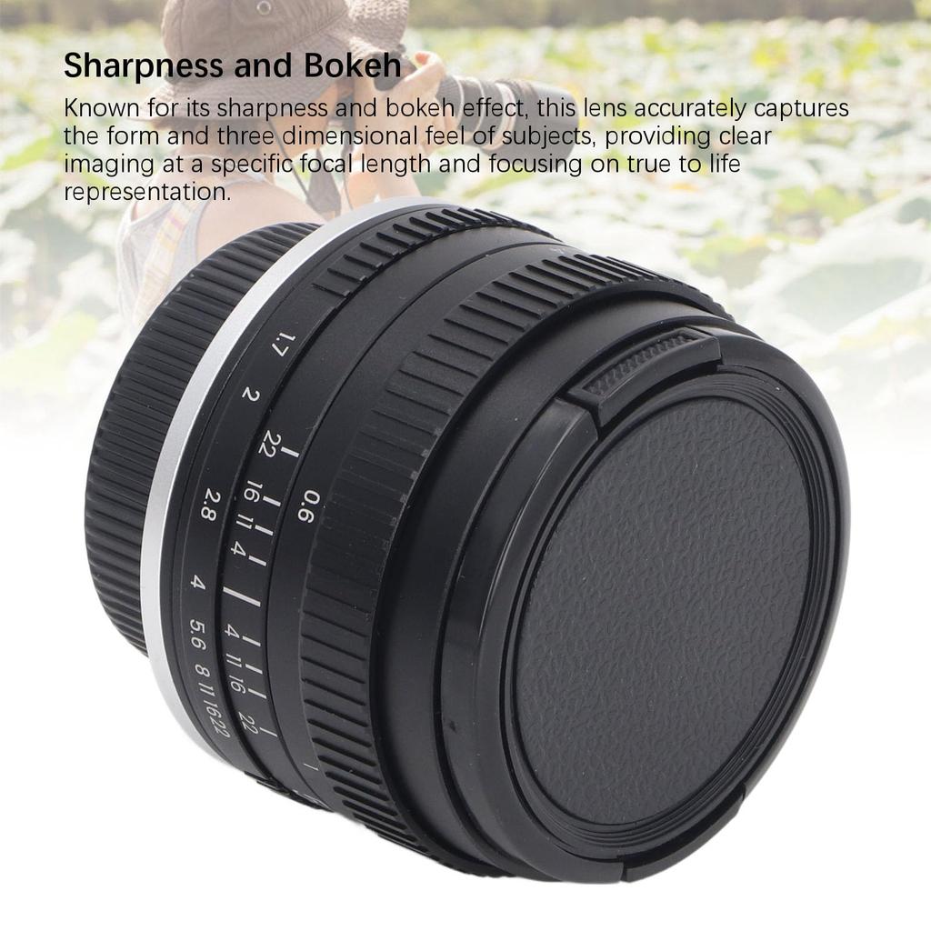 50 мм F1.7 Полнокадровый светосильный объектив с ручной фокусировкой, Фикс-объектив с креплением со стандартной резьбой 42 мм, Резкость и боке, Аксессуары для камеры
