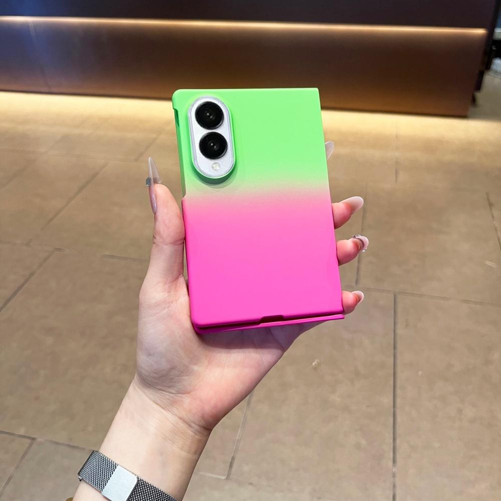 Роскошный чехол с градиентной расцветкой, тонкий, для Samsung Galaxy Z Fold 8 Ultra 7 6 5 4 Zfold Fold8, матовый, ударопрочный, жесткая поликарбонатная крышка
