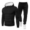 Tracksuit Men Sets Winter Hoodies+Pants 2 Piece Set 2021 Mens Brand Joggers Sweatpants Suit Male
