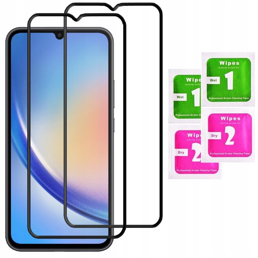 2x TEMPERED GLASS FOR SAMSUNG GALAXY A34 5G FULL SCREEN COVERAGE 5D GLASS