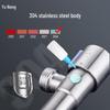 Single Handle 304 Stainless Steel Angle Stop Valve