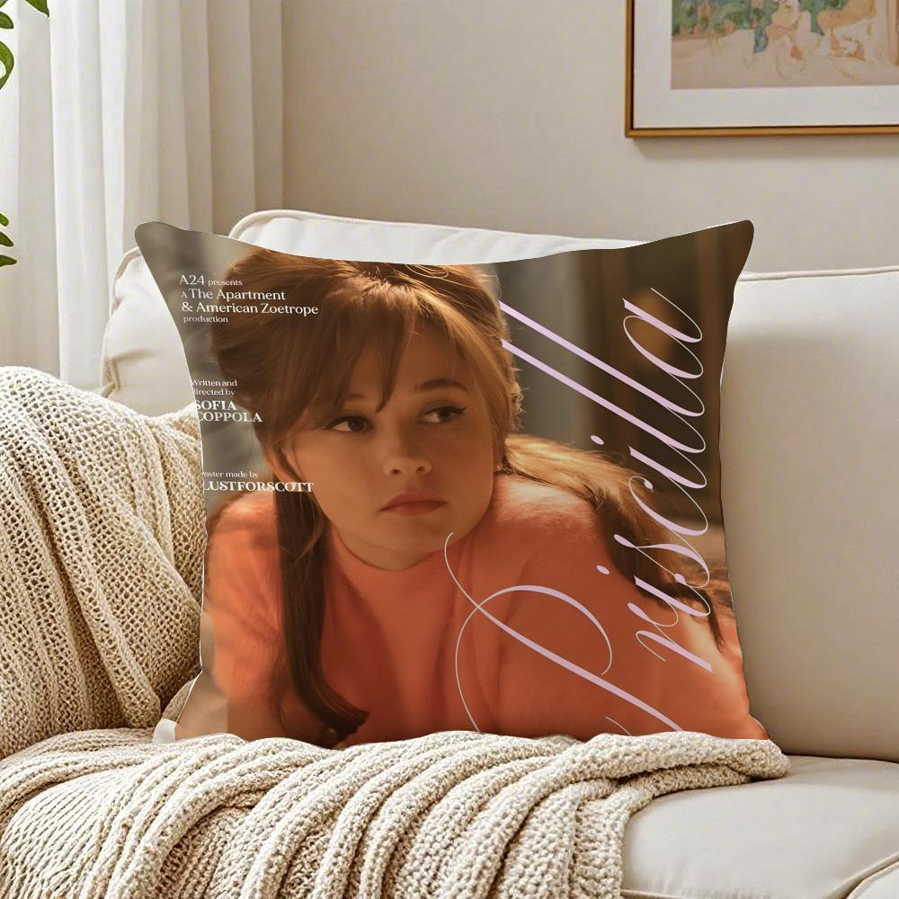 singer pop PPriscilla Cushion Cover Pillowcase Antidustmite living Room Sofa Decor Cushion Room