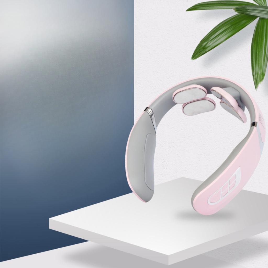 Mini Cervical Spine Massager Rechargeable Neck Pulse Neck Protector Neck Vertebra Hot Compress Massager