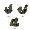 Aquarium Ornament Driftwood Resin Wood Trunk DIY Hollow House Cave Ornament for Fish Tank Aquarium Landscape Decoration