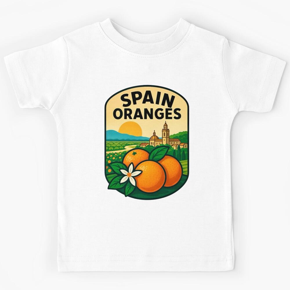 Spain Oranges - Valencia Citrus Heritage Kids T-Shirt