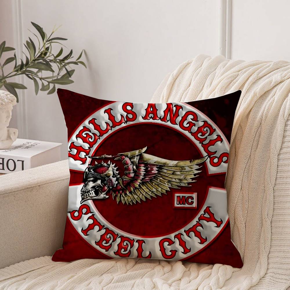 Мото Подушка H-Hells Angels Наволочка Домашний Декор Плед для Дивана Кровати Автомобиля Декор Комнаты Идея для Подарка