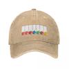 Colored caffeineCap Baseball Cap Icon GentleUnisex Hat Mountaineering Visor Womens Golf Wear Unisexs