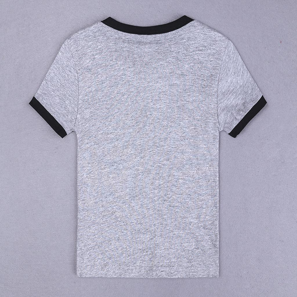 2Pcs Toddler Kids Baby Boys Girls Pajamas Cartoon Print Tops Shorts Outfits Set