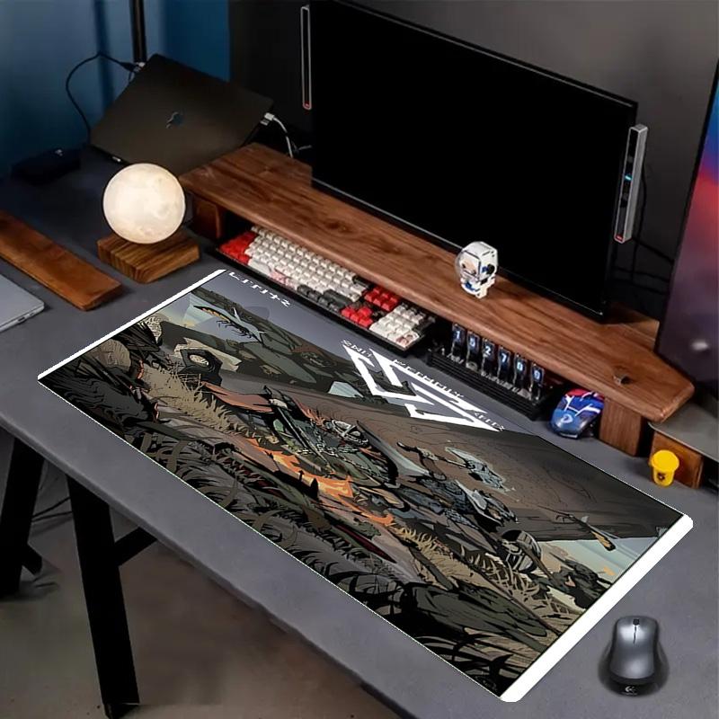 Valheim Print Mouse Pad, Anti‑Slip Desktop keyboard Mat, for PC Laptop Gaming Working Daily Use, Cool Festival Birthday Gift