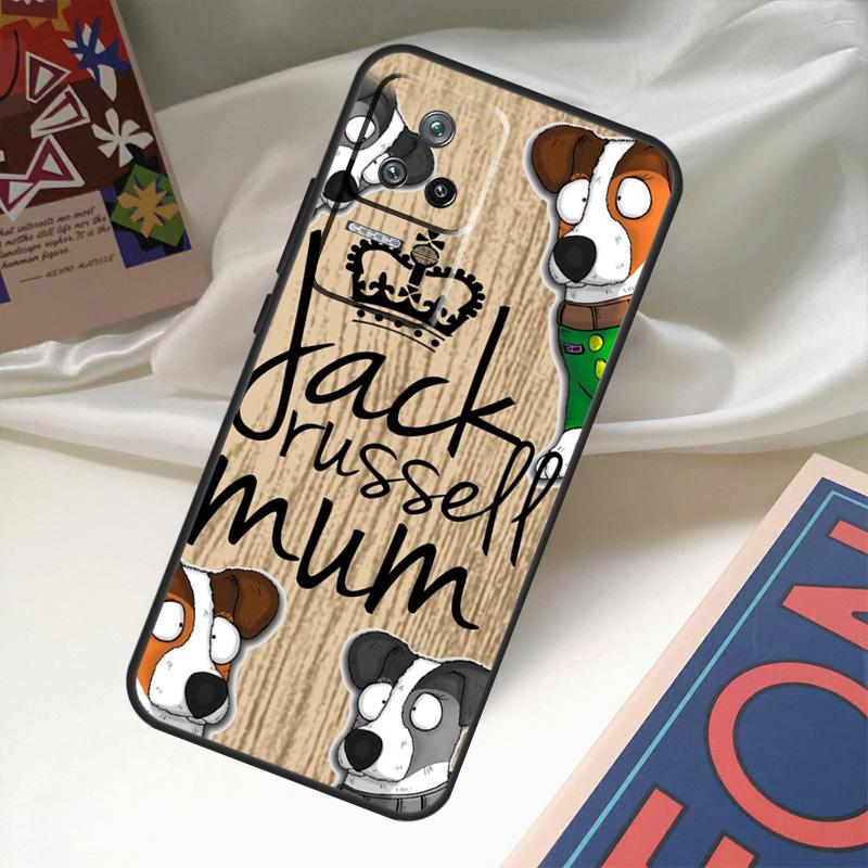 Чехол для собак Джек Рассел Терьер для POCO M6 Pro X3 X4 X5 X6 M5s F3 F5 Xiaomi 13T Pro 12T 11T 12 13 Lite 14 Ultra
