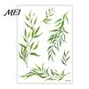 Fun Family Tattoo Stickers Fake Vine Tattoos, Waterproof Leaf Temporary Stickers, Green Plant Non-irritating Tattoos Ivy Body Art for Women