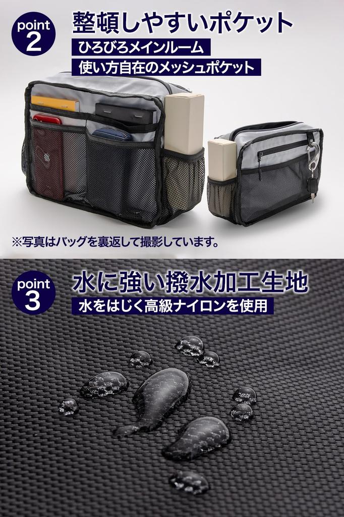 Shoulder Bag for Men and Women Large Capacity Crossbody Waterproof and Functional Bag Perfect for Everyday Use and Outdoor Activities [GRAV] Small,