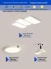 Modern Designer Piano Key Ceiling Light for Living Room - Full Spectrum Eye Protection