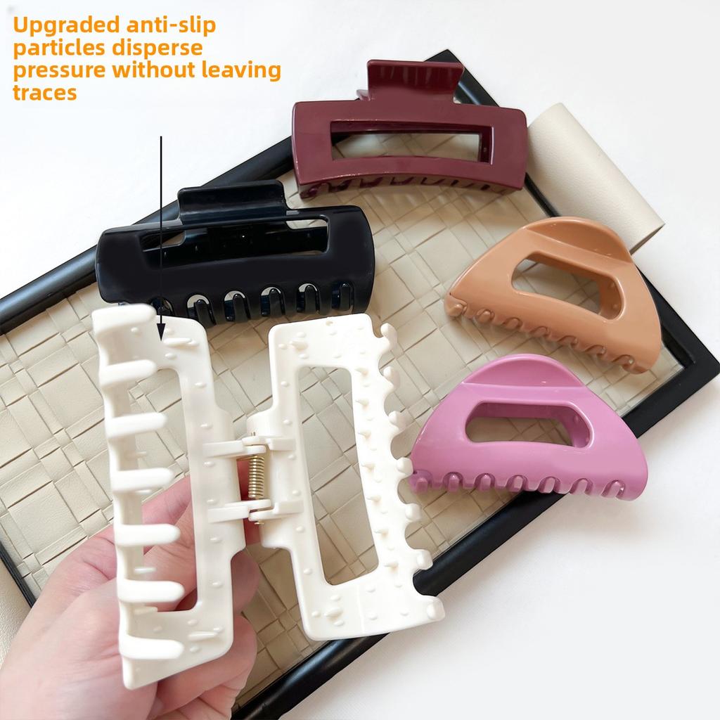 Soft Silicone Shark Hair Clips, Non-Slip Durable Claw Clamps