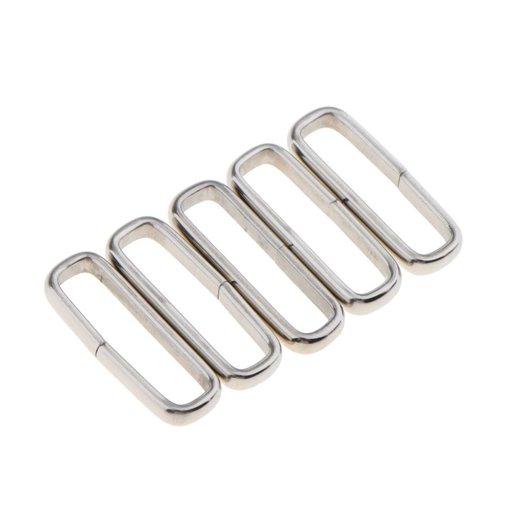 5 Pack Stainless Steel Loop Bands for Retaining