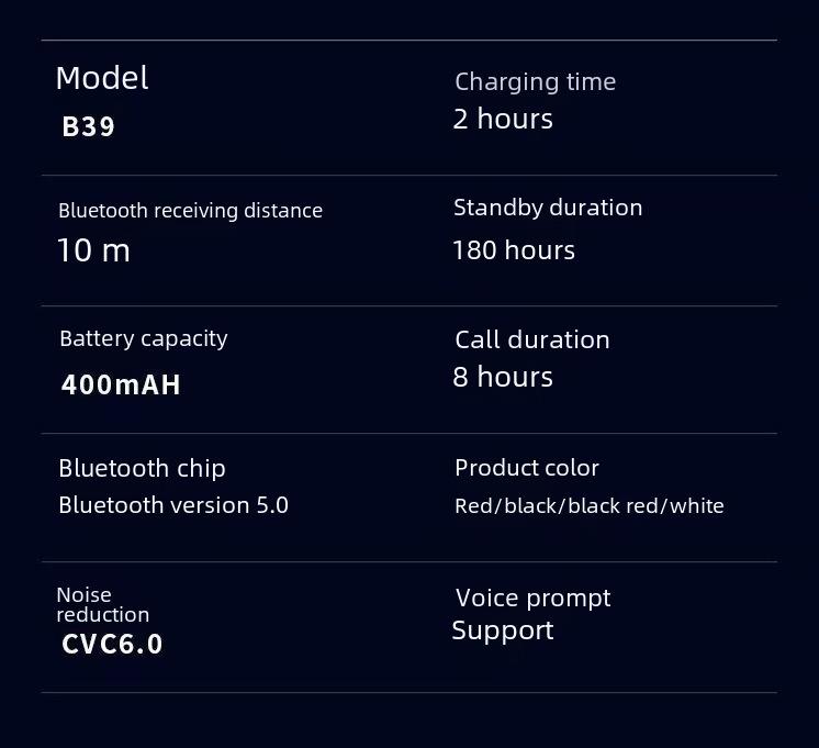 Светящаяся Bluetooth-гарнитура B39: Наголовные, беспроводные, складные, с цветной подсветкой, мощным басовым звуком