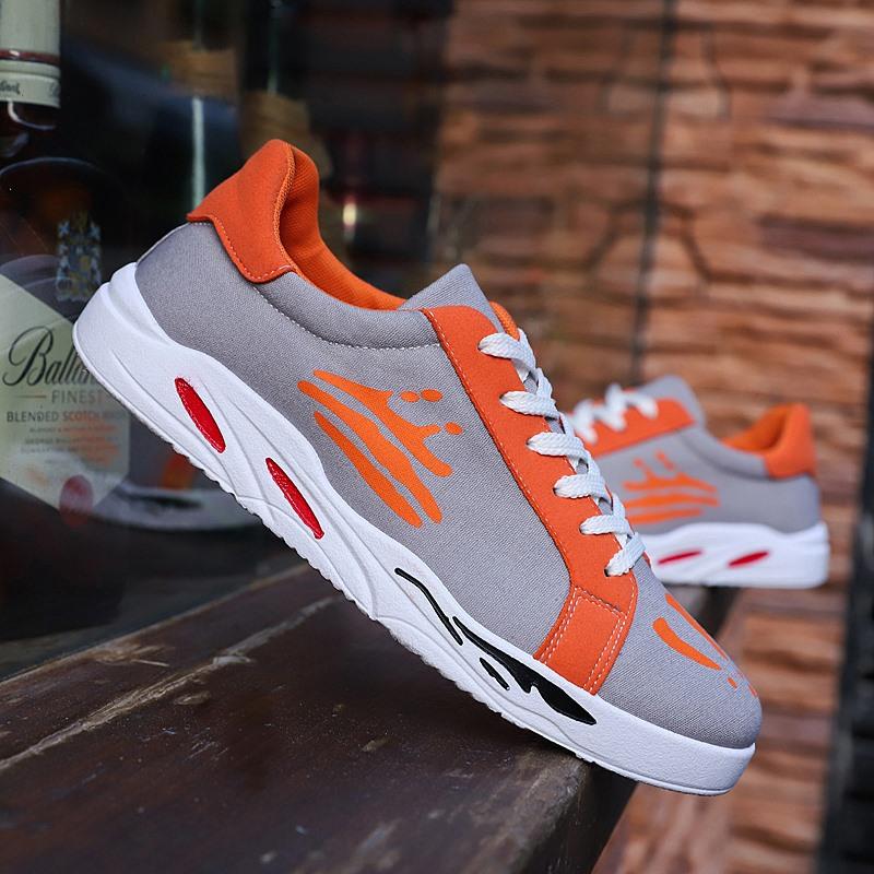 2019 новейшие парусиновые туфли дезодорирующие дышащие мужские туфли Tide Shoes нескользящие мужские студенческие туфли с завязками повседневные мужские туфли мужские мокасины