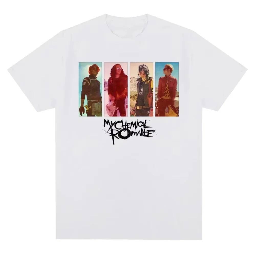 2026 My Chemical RoUnisexce Mcr Band Unisex Women Cotton TShirt Printed T Shirt Casual Short Sleeve Tshirt Streetwear Trend Tee Tops