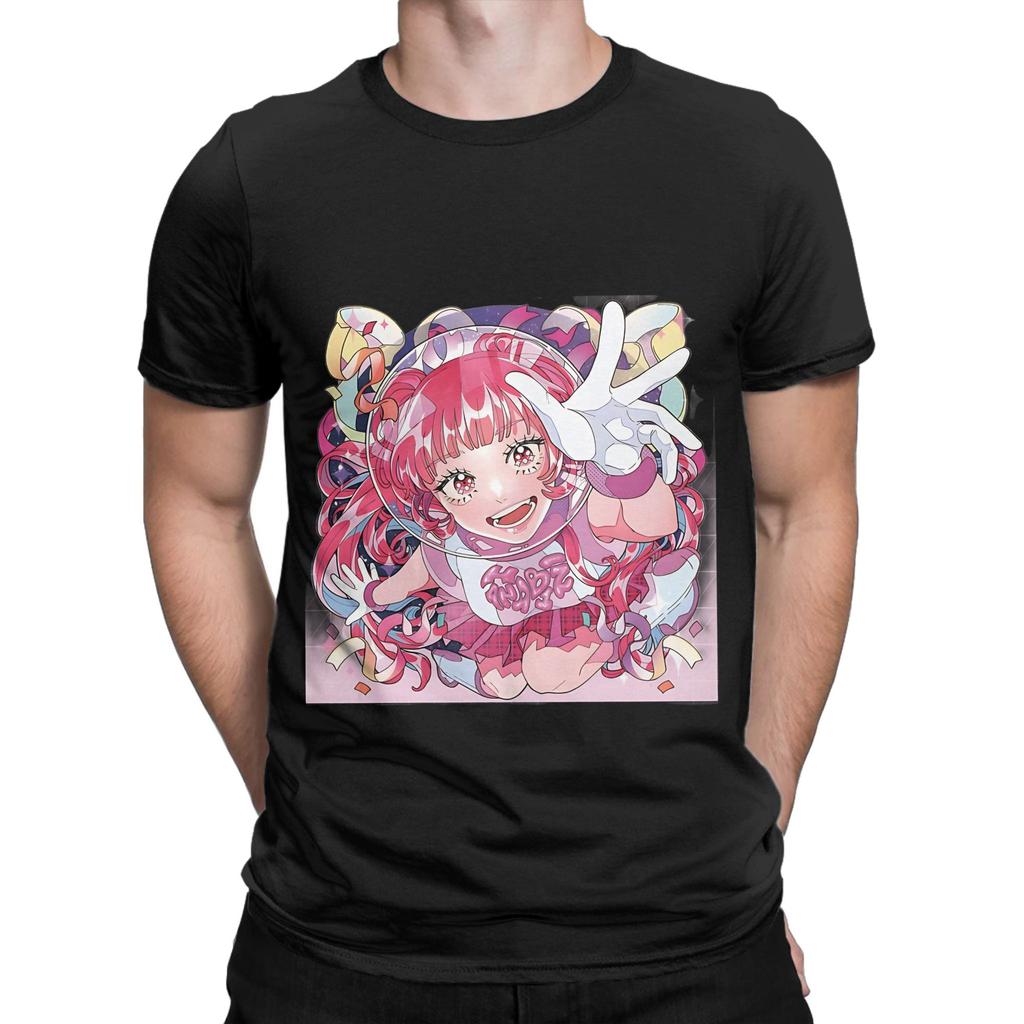 Hanabie Graphic 100% Cotton T-Shirt Hanabie Tees Tops For Men