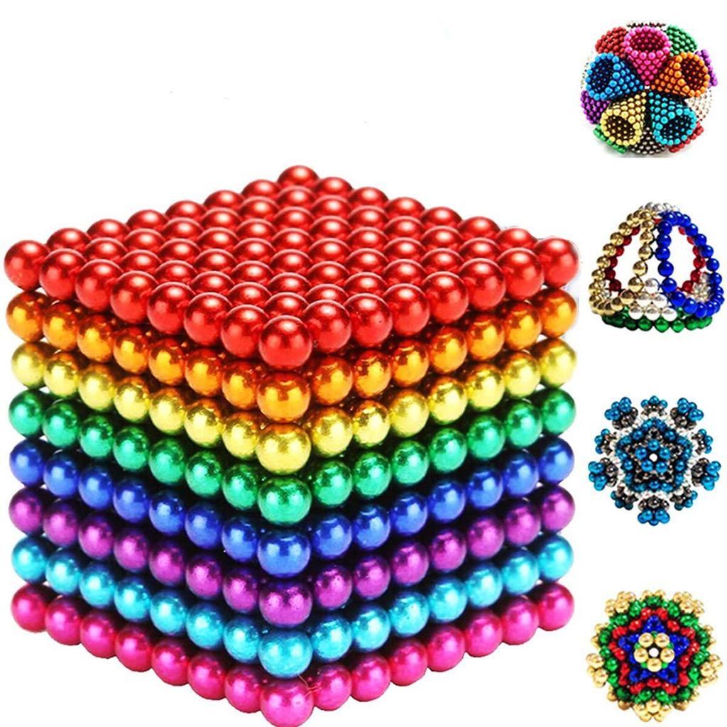 3mm 5mm Magnetic Balls 512 Magnetic Decompression Magnetic Balls Puzzle Decompression Toy Magic Barker Ball