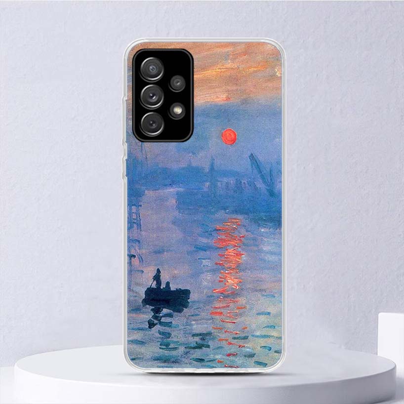 Van Gogh Oil Art Painting Soft Case For Samsung Galaxy A51 A71 A50 A70 A21S Phone Cover A30 A20E A10 A31 A41 A6 A7 A8 A9 Shell C