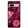 Для Google Pixel 7a 5G Чехол 6.1" Coque Цветы Черная Кромка Силикон ТПУ Мягкая Задняя Крышка Для Google Pixel7a 2023 Чехол для Телефона Fundas