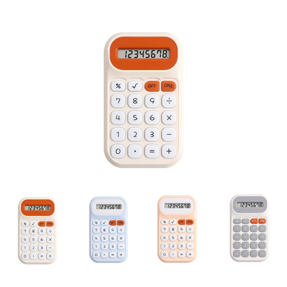 Large Screen Cute Calculator Mechanical Keyboard Mini Pocket Calculator Back To School