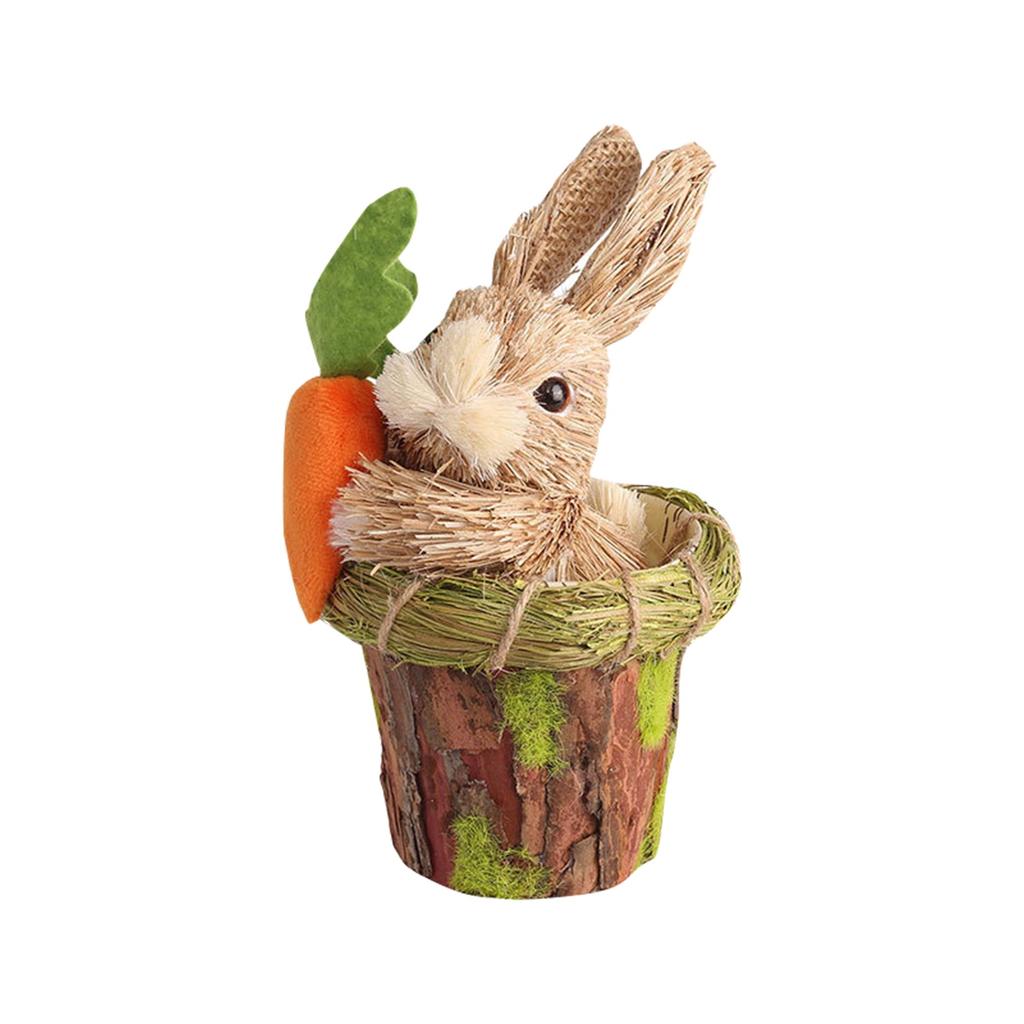 Пасхальные Украшения Милый Стиль Пасхальный Кролик Домашние Ремесла Украшения