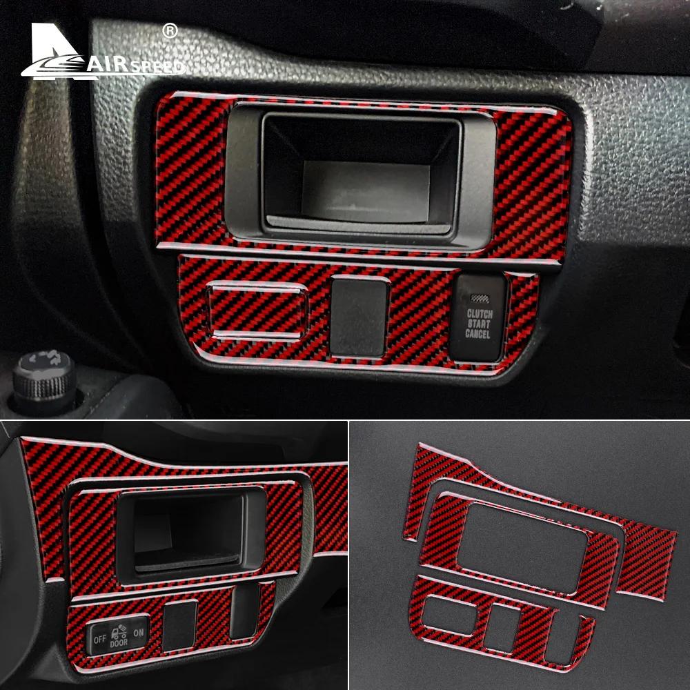 Carbon Fiber Headlight Switch Button for Toyota Tacoma 2016-2019 Interior Dashboard Parts